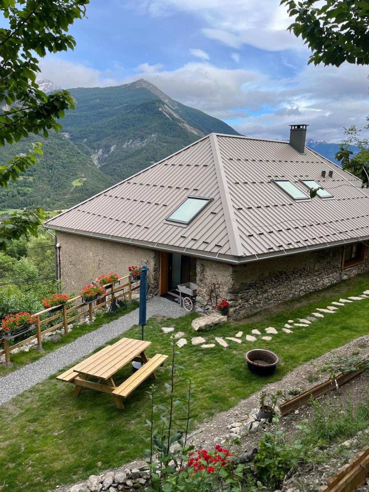Le Couleau Bed and Breakfast Chateauroux-les-Alpes Exteriör bild